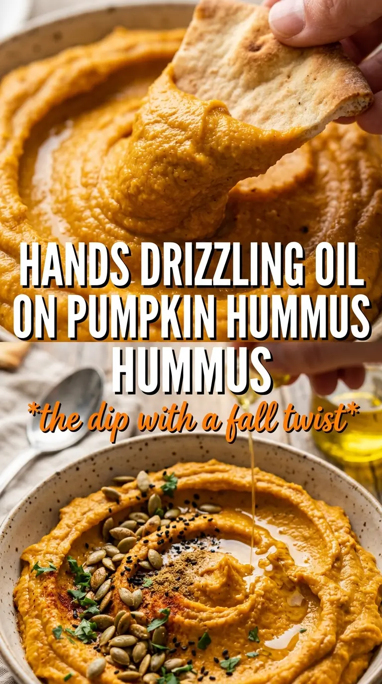 Pumpkin hummus smooth creamy smoky