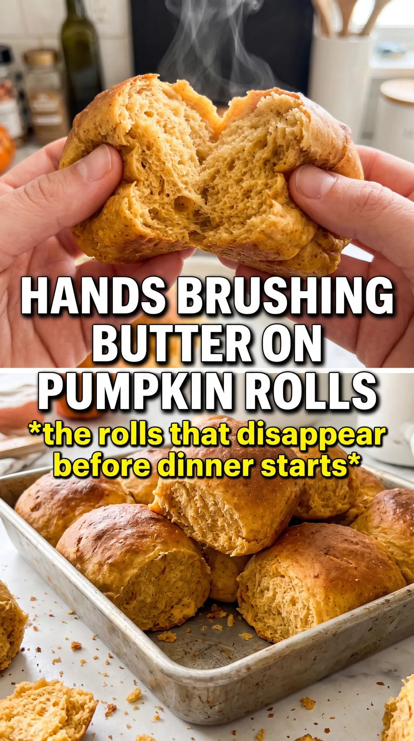 Pumpkin Rolls soft pillowy glaze